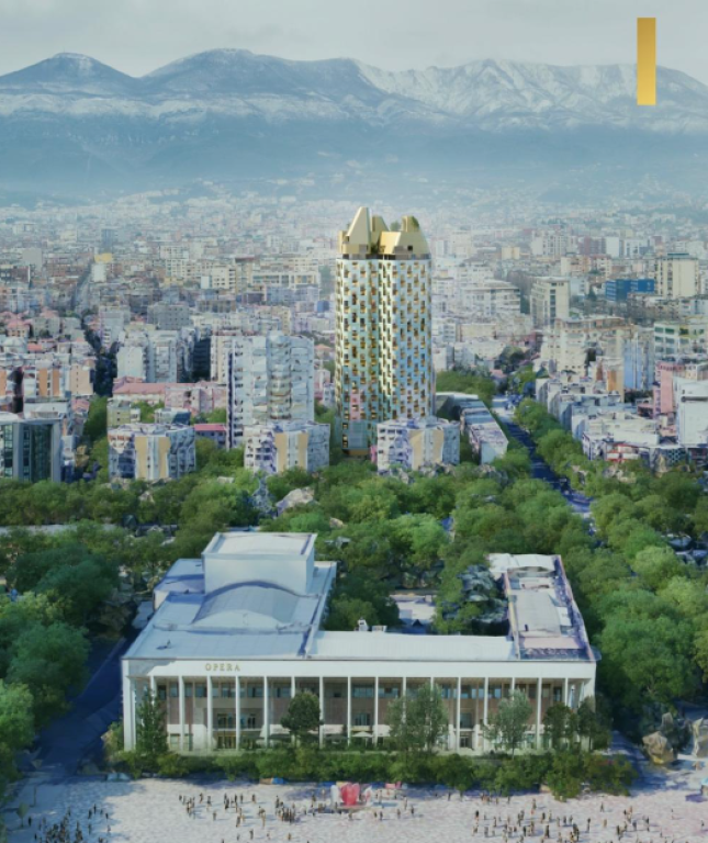 Apartament 1+1 në Shitje – Bazaar Gate, Qendër e Tiranës