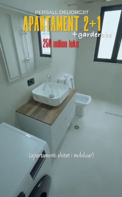 Apartament 2+1 per shitje perballe delijorgjit afer pallatit me shigjeta