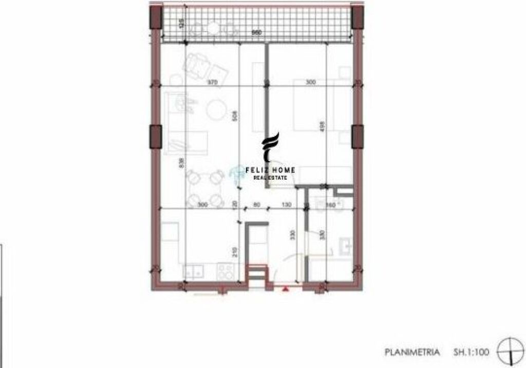 SHITET APARTAMENT 1+1 SHKOZE 10.300.000 LEKE FH-68792