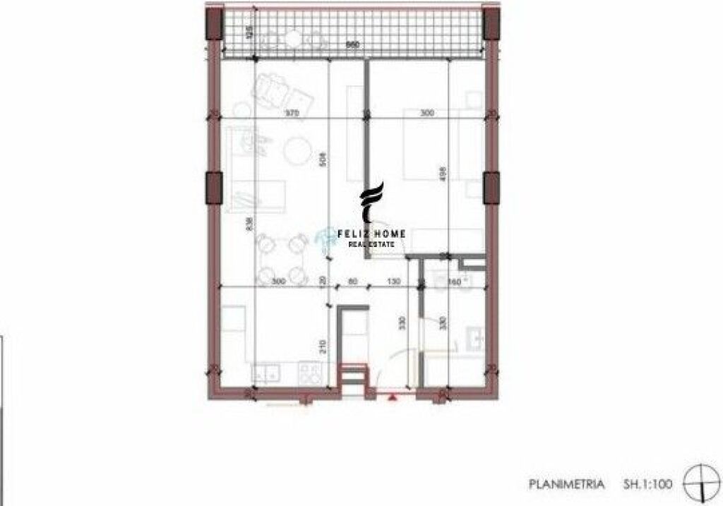 SHITET APARTAMENT 1+1 SHKOZE 10.300.000 LEKE FH-68792