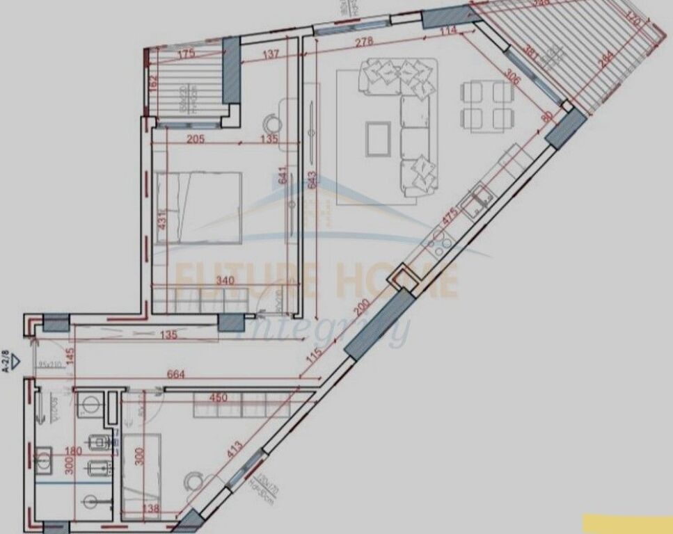 Shitet, Apartament 2+1, House Residence, Tiranë.
