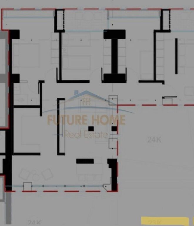 Shitet,Apartament 4+1+2,Lion Park II Residence , Tiranë