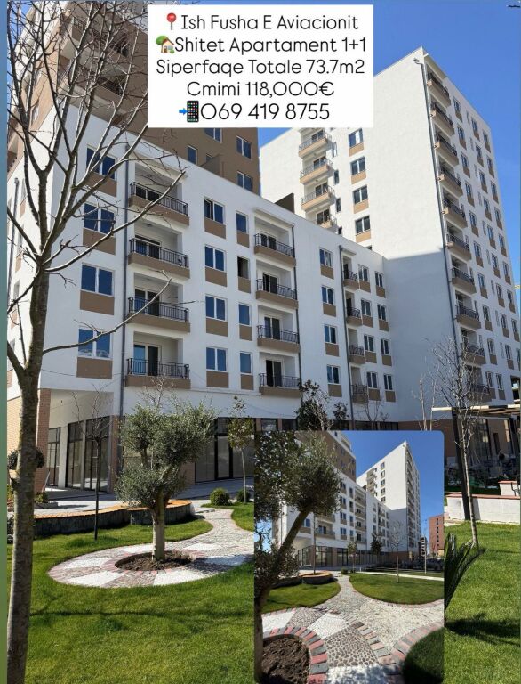 ✨Shitet Apartament 1+1 📍Ish Fusha e Aviacionit