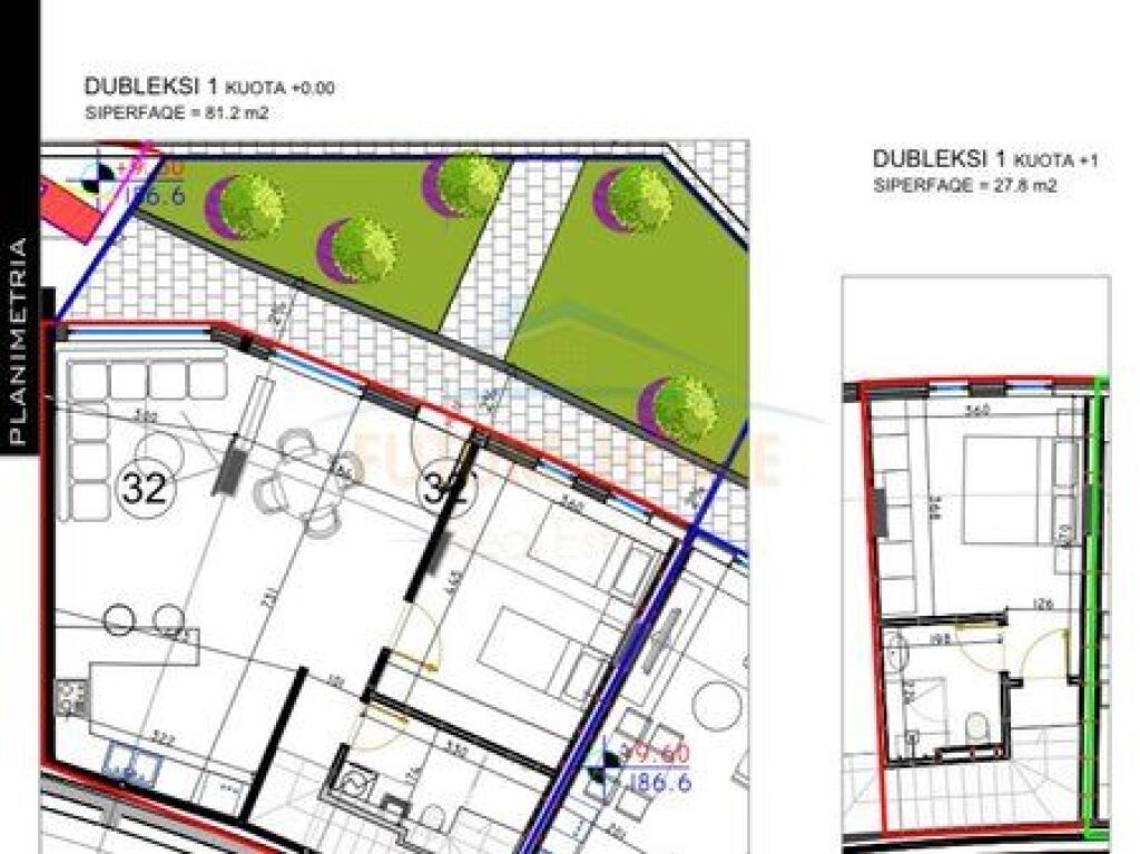 SHITET APARTAMENT DUPLEKS 2+1,KODRA E DIELLIT