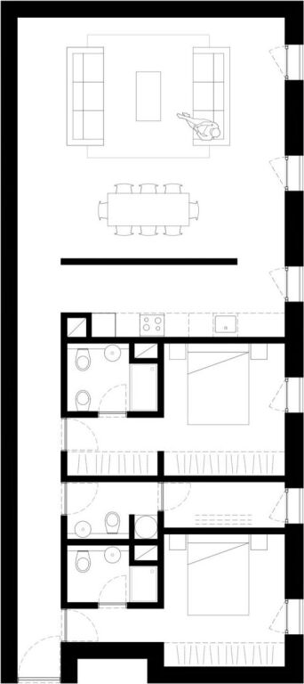 Appartamento 2+1 in vendita a By Long Hill Village, a Mjull-Bathore.