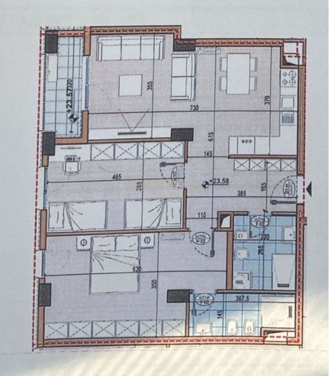 Apartment 2+1+2 for Sale at New Boulevard