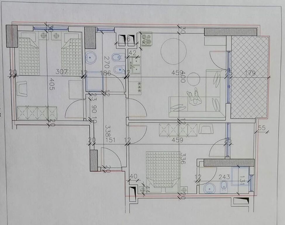 📣 SHITET Apartament 2+1 Me 2 Tualete Dhe Ballkon 📍 Rruga e "Durresit" ✨  🏢 Ndertim i Ri 🪜 Kati 2 (Me Ashensor) 📐 Siperfaqe Totale 99.28 m2  💶 Cmimi 230.000 Euro