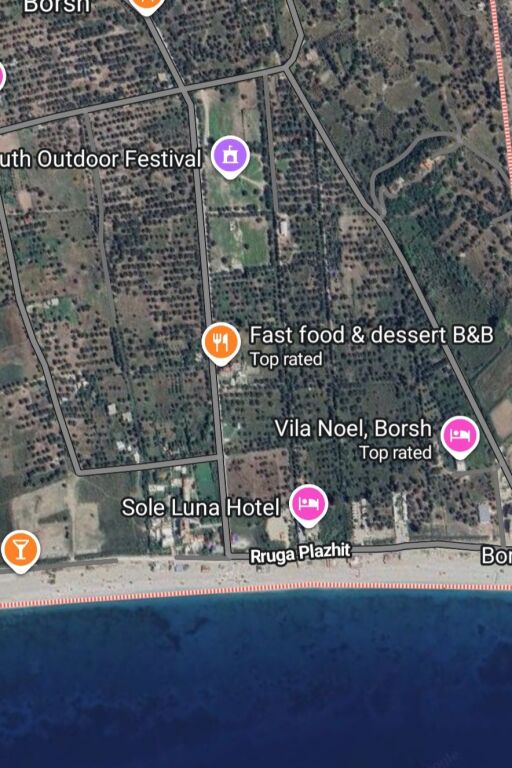 SHITET TOKE NE BORSH 400m NGA DETI