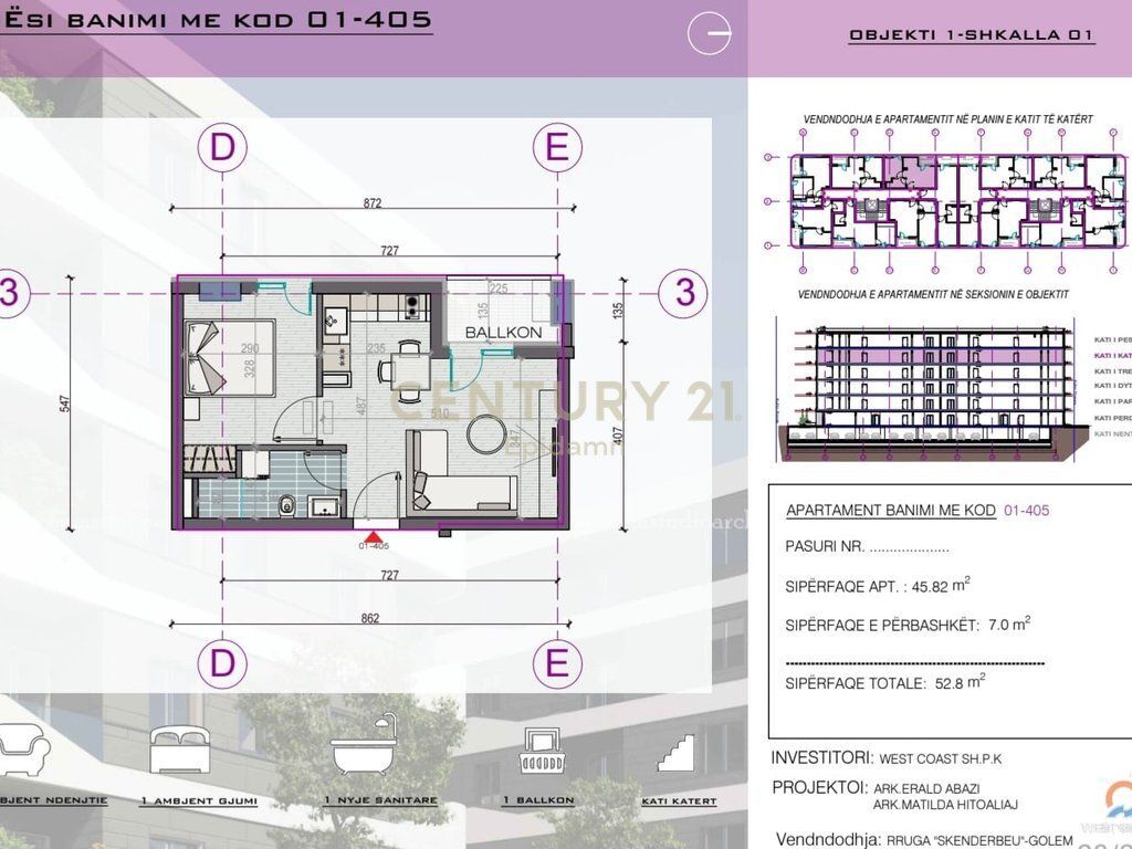Apartament 1+1 për Shitje tek residenca ''WEST COAST 2''! Mundesi pagese me keste !