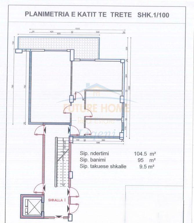 Shitet, Apartament 2+1, Kinostudio, Tiranë LI67425
