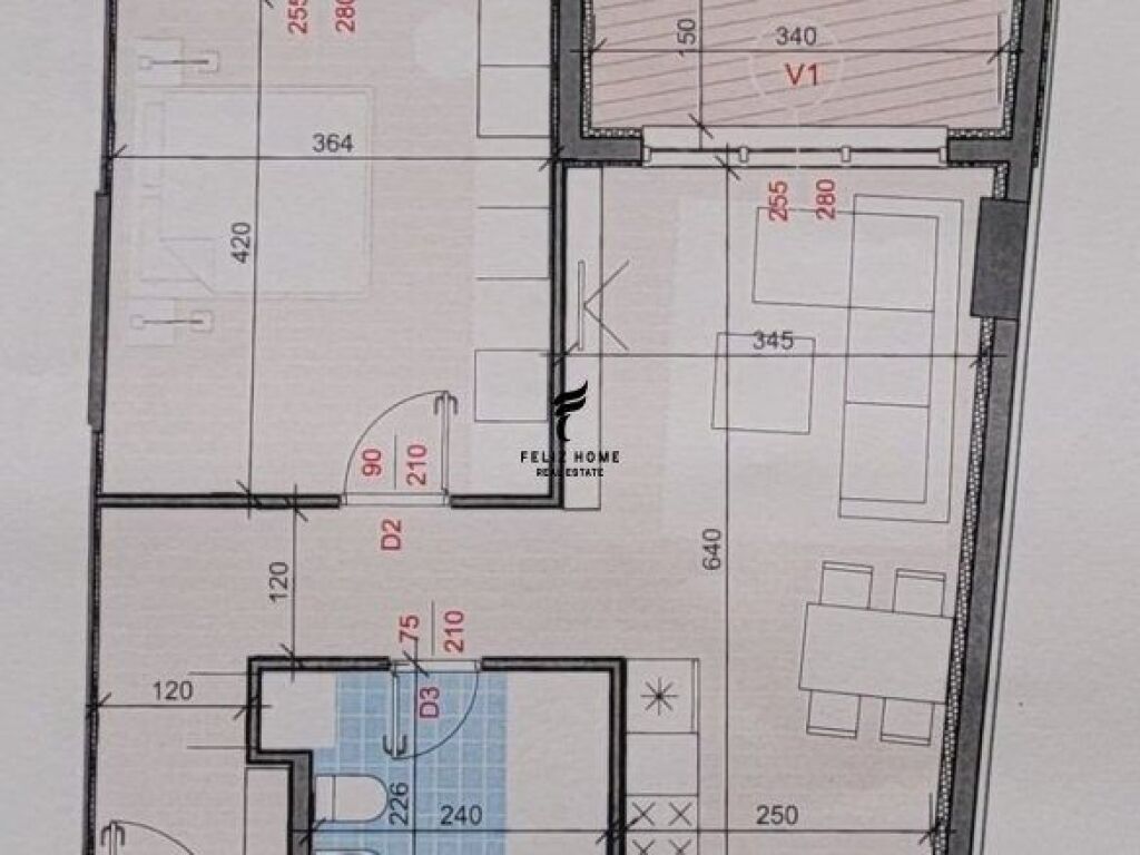 SHITET APARTAMENT 1+1 ALI DEMI 180.000 EURO FH-68900