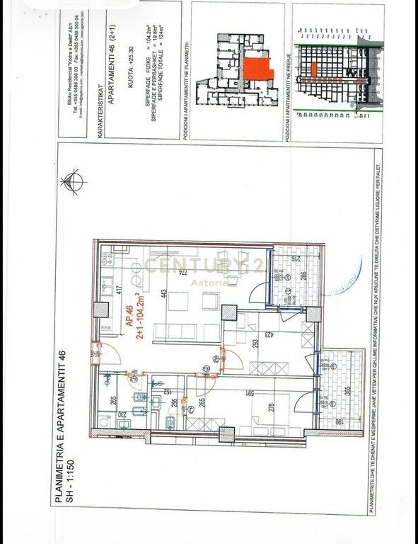 Shitet apartament modern 2+1+2 te Mara Residence, zona Don Bosco, Tiranë
