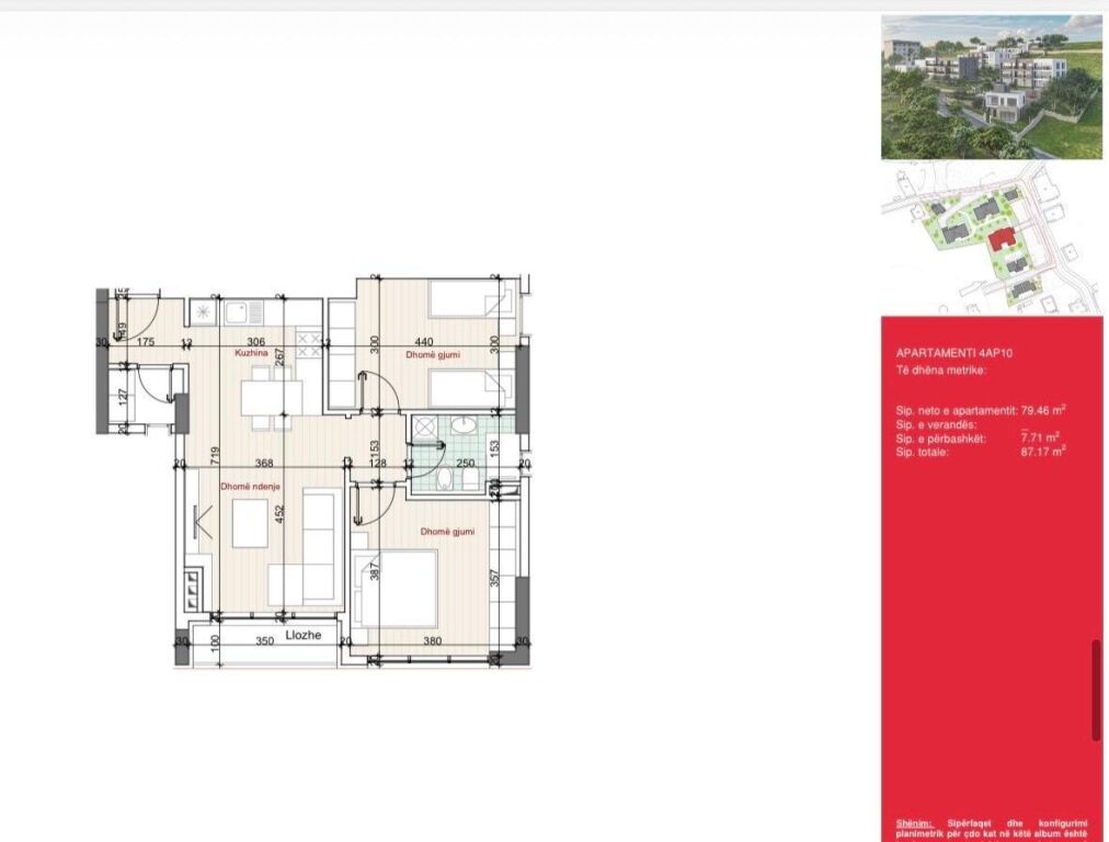 APARTAMENT 2+1 NE SHITJE TE VILAT GJERMANE