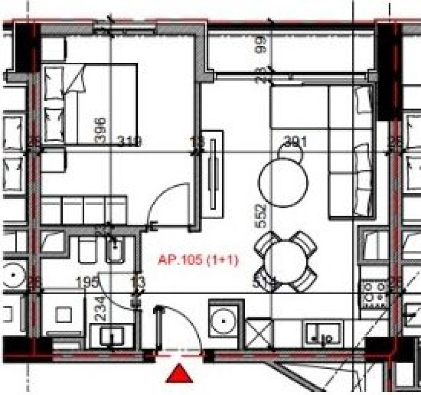 Shitje | Apartament 1 + 1 | Rruga Bardhyl | 152880 €