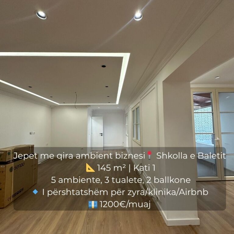 Business premises for rent in the area of the Ballet School