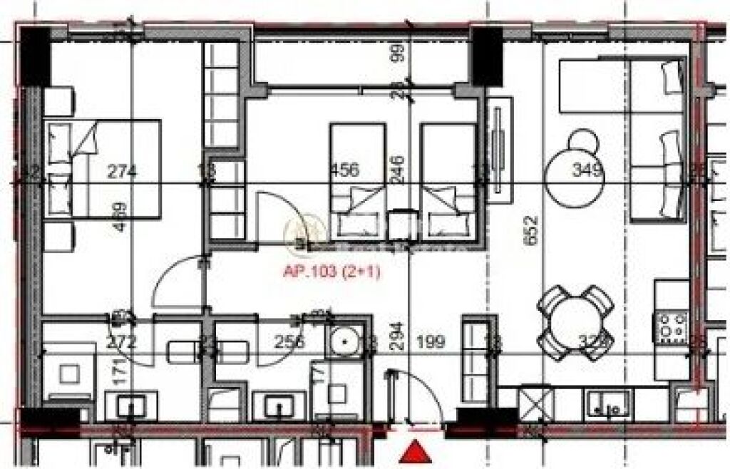 Shitje | Apartament 2 + 1 | Rruga Bardhyl | 236880 €