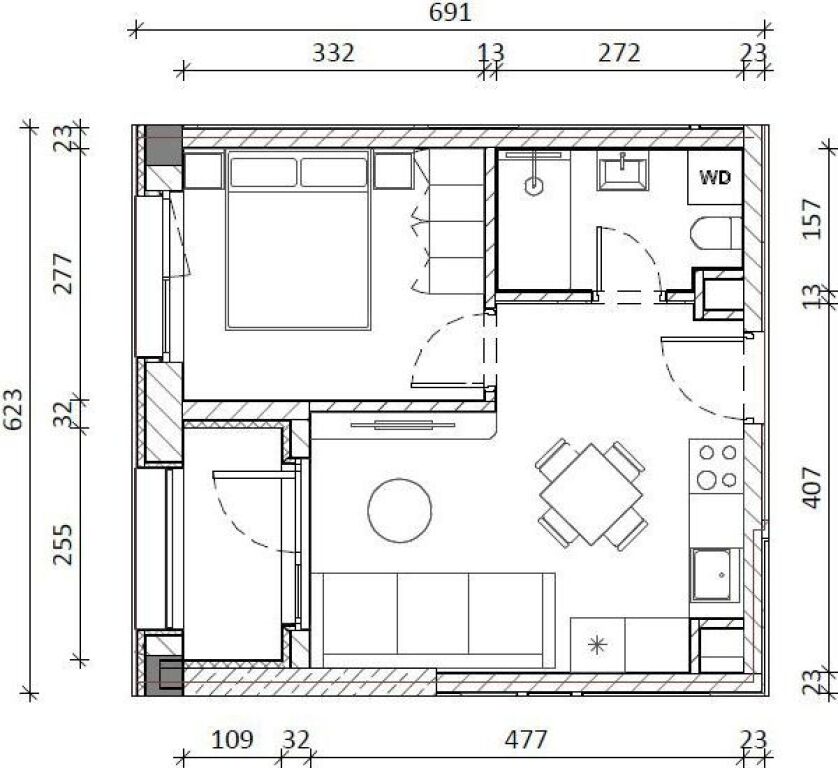 Vendesi in vendita 1+1 Complesso Kadiu