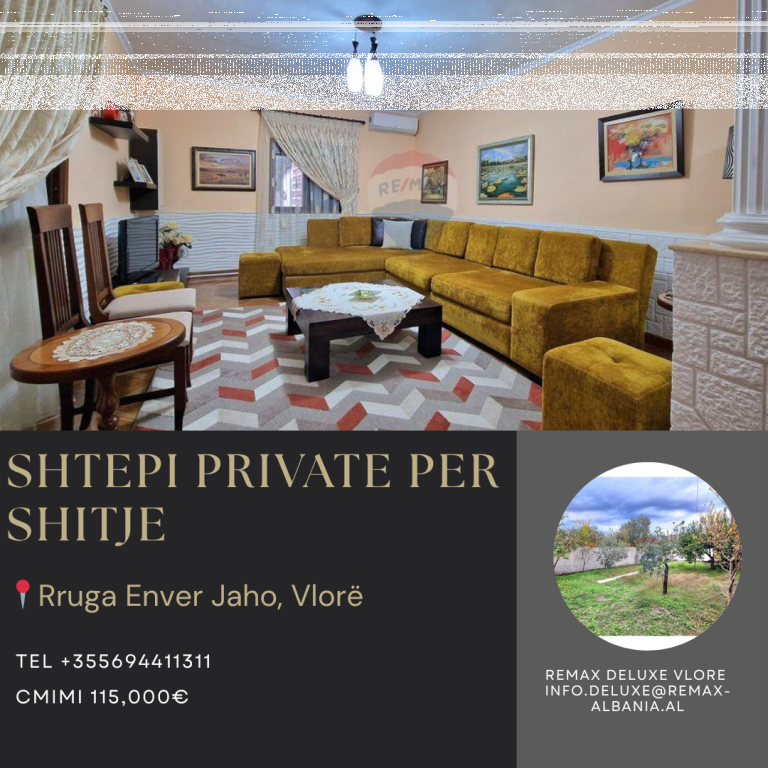 🏡 Shtëpi Private në Shitje – Çole, Vlorë