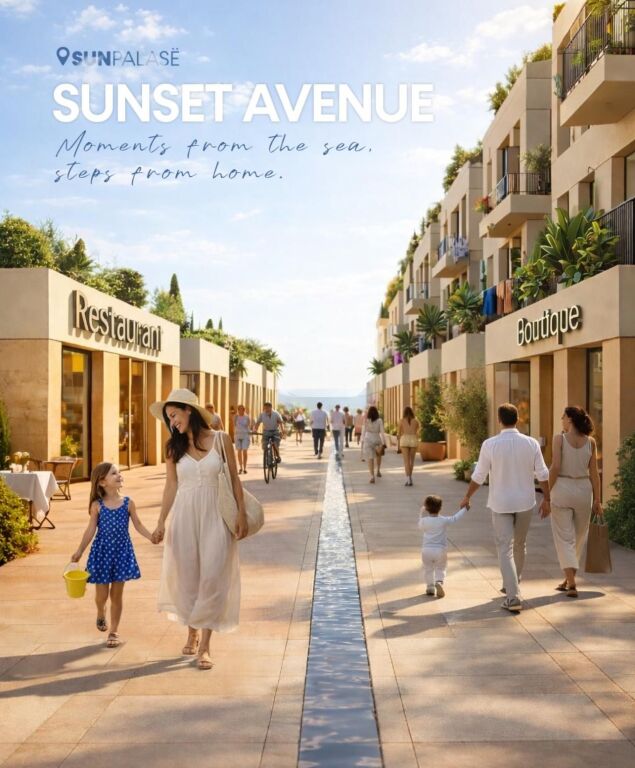 Shitet (2,650€/m2): 2+1+2wc &amp; Ballkon +1 P.Parkimi📍Sun Palase Residence - Palase/Dhermi || 311,300€ (106 m2)