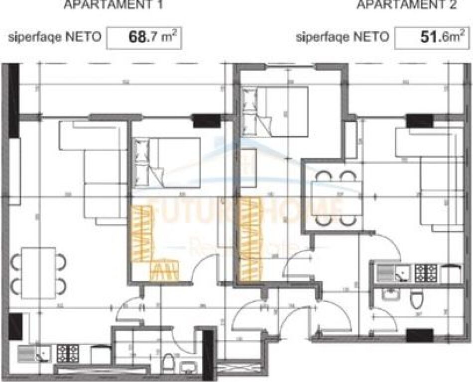 Shitet, Apartament 3+1+2, Unaza e re, Tirane