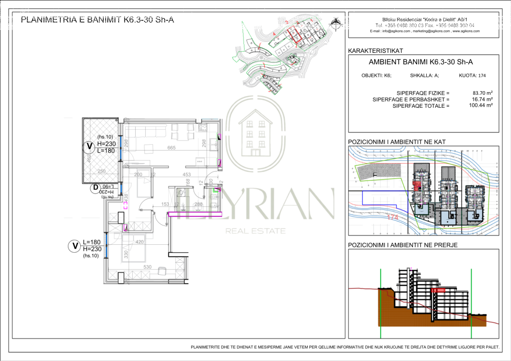 Apartment 2+1 for sale – Kodra e Diellit