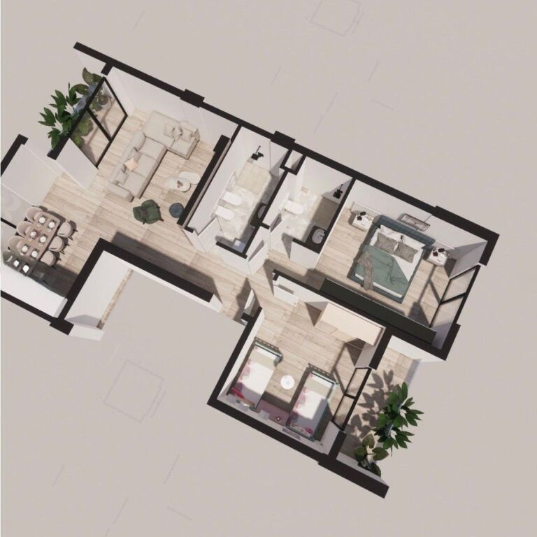 🏡 Vendesi in vendita Appartamento 2+1 + 2 Bagni – Olive Park, Sauk ✨