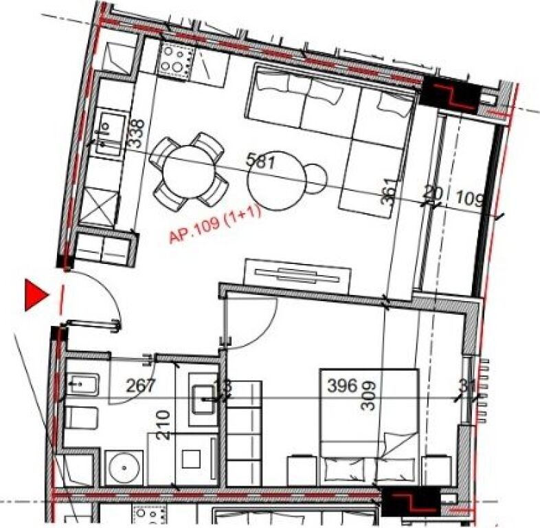 Vendita | Apartament 1 + 1 | Rruga Bardhyl | 158160 €