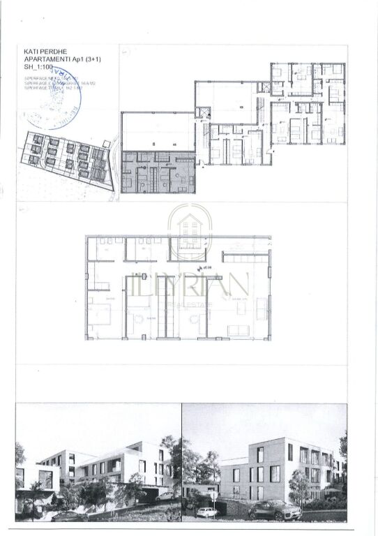 Apartament Premium 3+1 me Oborr Privat në Lakeside Residence Farke
