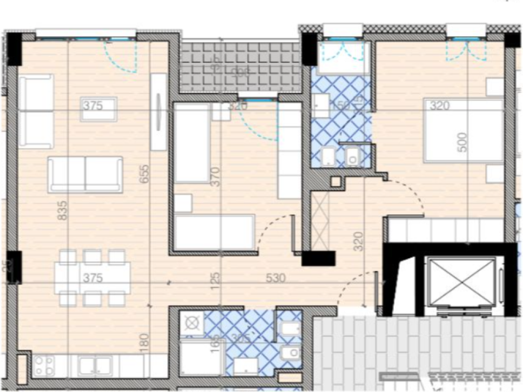 Appartamento 2+1 in Vendita – Trio Towers, Don Bosko