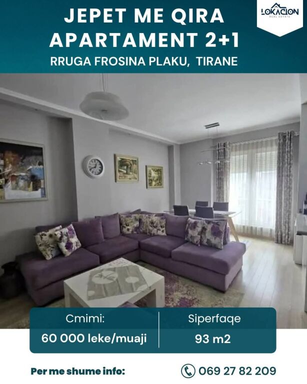 Affittasi 2+1 arredato - Tirana