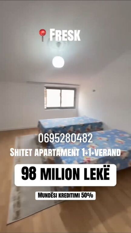 APPARTAMENTO 1+1 IN VENDITA – FRESK