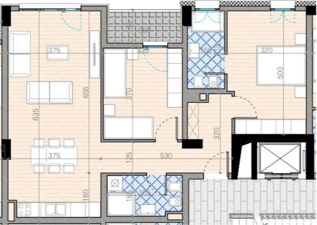 🏢 Shitet Apartament 2+1 Trio Towers, Don Bosko❗