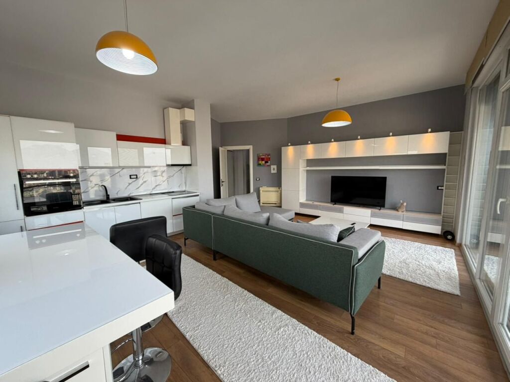 Apartment 2+1+2 for rent near the Botanical Garden 🌿  • Typology: 2 bedrooms + 1 living room + 2 bathrooms  • Fully furnished 🛋️  • Floor: 4  • Quiet and preferred area  • Close to nature and fresh air  💰 Price: 100,000 lek / month7y =
