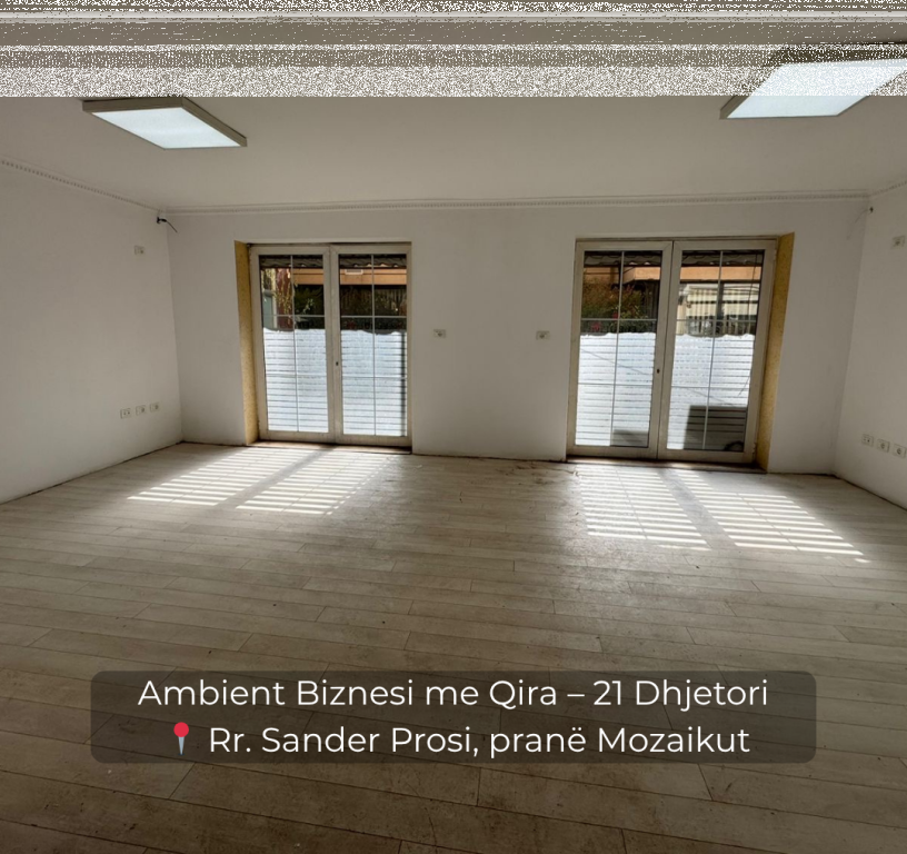 Ambient Biznesi me Qira | 21 Dhjetori