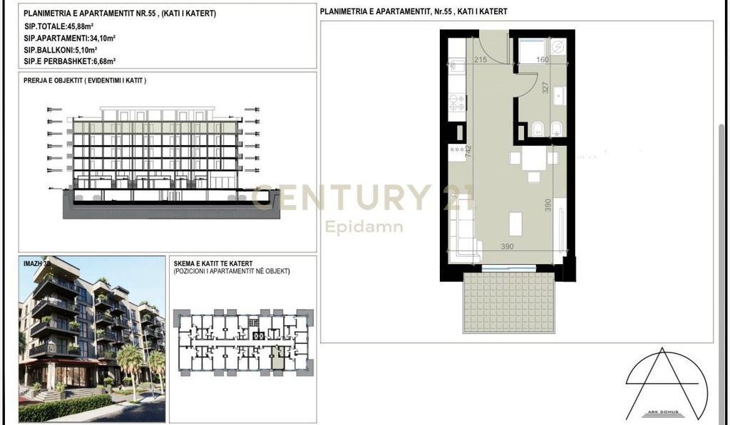 STUDIO IN VENDITA IN ROADSIDE RESIDENCE, GOLEM!