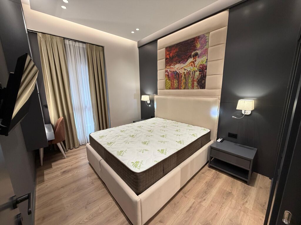 🏡 Luxurious apartment for rent 📍 Tirana Garden Building, 21 Dhjetori  🏢 12th floor (with 2 elevators) ✨ High standards and maximum comfort  💶 Price: 900€/month  