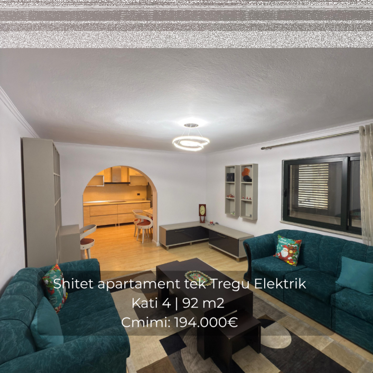 Shitet apartament tek Tregu Elektrik