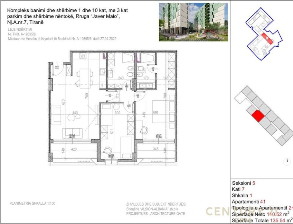 RIVERSIDE RESIDENCE SHESIM APARTAMENT 2+1+2