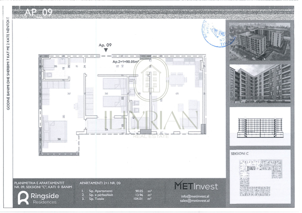 2+1 apartment for sale in Paskuqan
