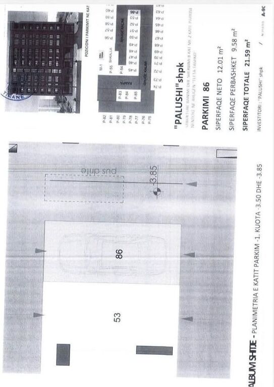 SHITET POST PARKIMI - PAZARI I RI,  TIRANE