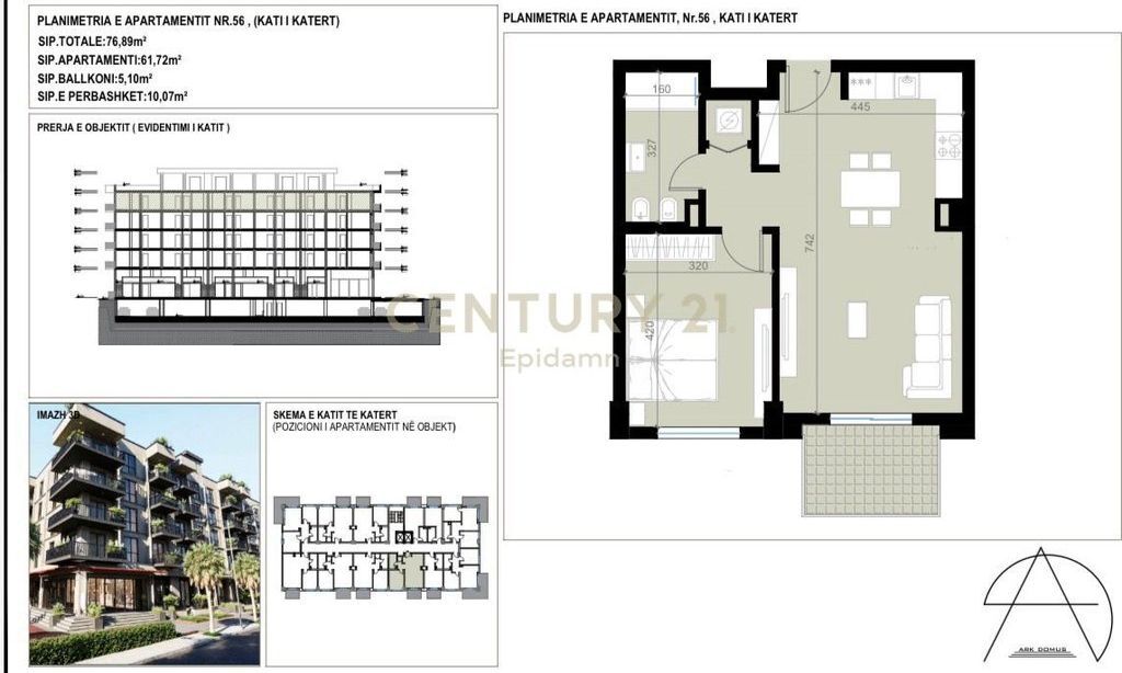 APPARTAMENTO 1+1 IN VENDITA A ROADSIDE RESIDENCE, GOLEM!