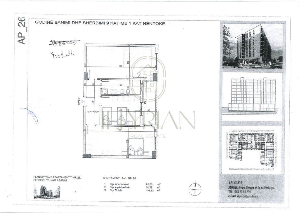 2+1 Apartment for sale in Paskuqan – At slab phase, ideal investment opportunity