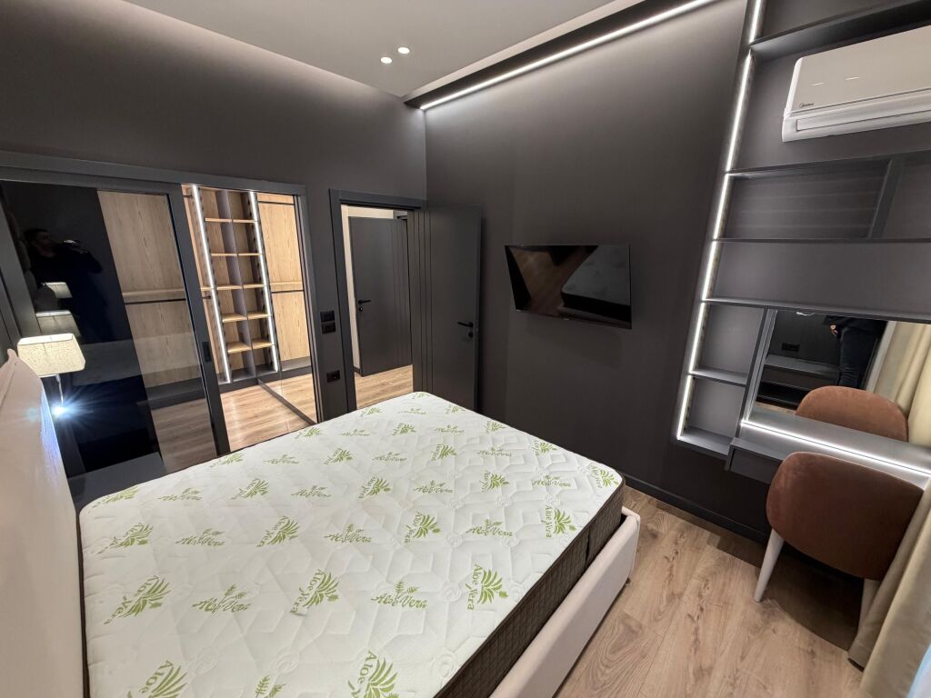 🏡 Luxurious apartment for rent 📍 Tirana Garden Building, 21 Dhjetori  🏢 12th floor (with 2 elevators) ✨ High standards and maximum comfort  💶 Price: 900€/month  