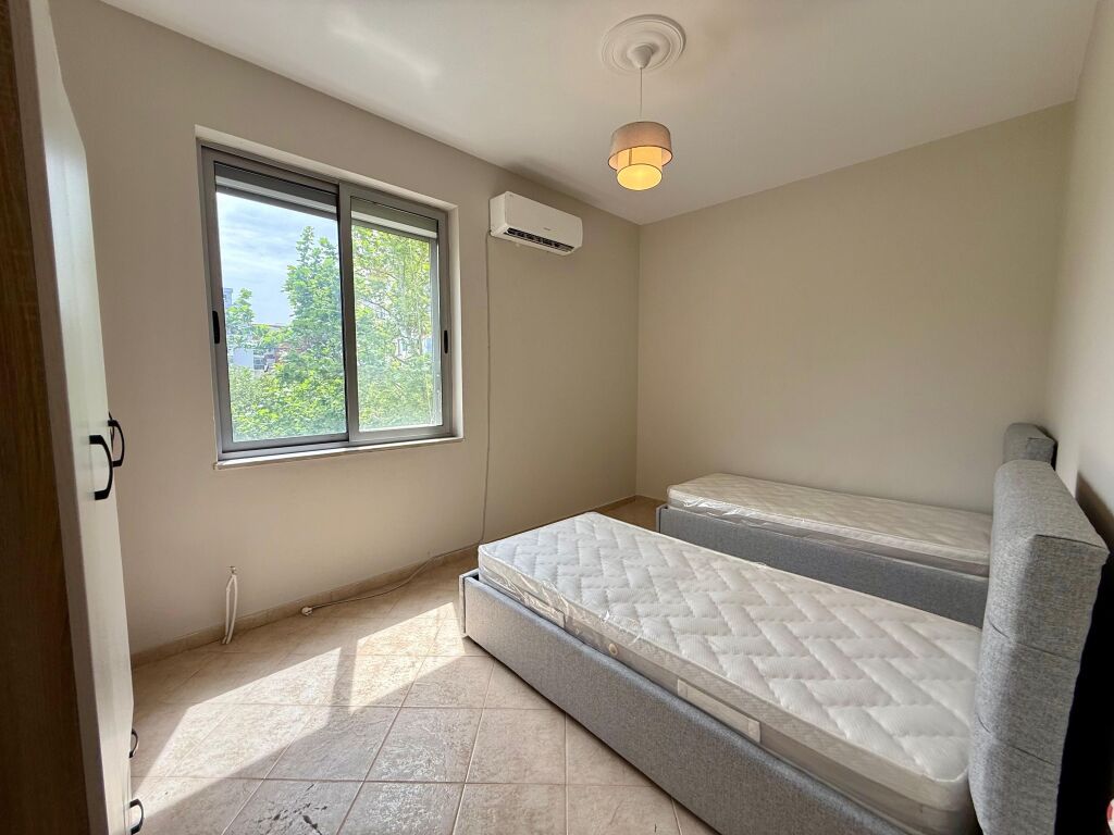 📣 RENT Apartment 2+1+2 With Parking 📍 Opposite Delijorgjit 🛣️ "Kavajes" Street ✨  🏢 New Building (With Elevator) 🪜 3rd Floor 🛋️ Furnished  💶 Price 80,000 Leke/Month