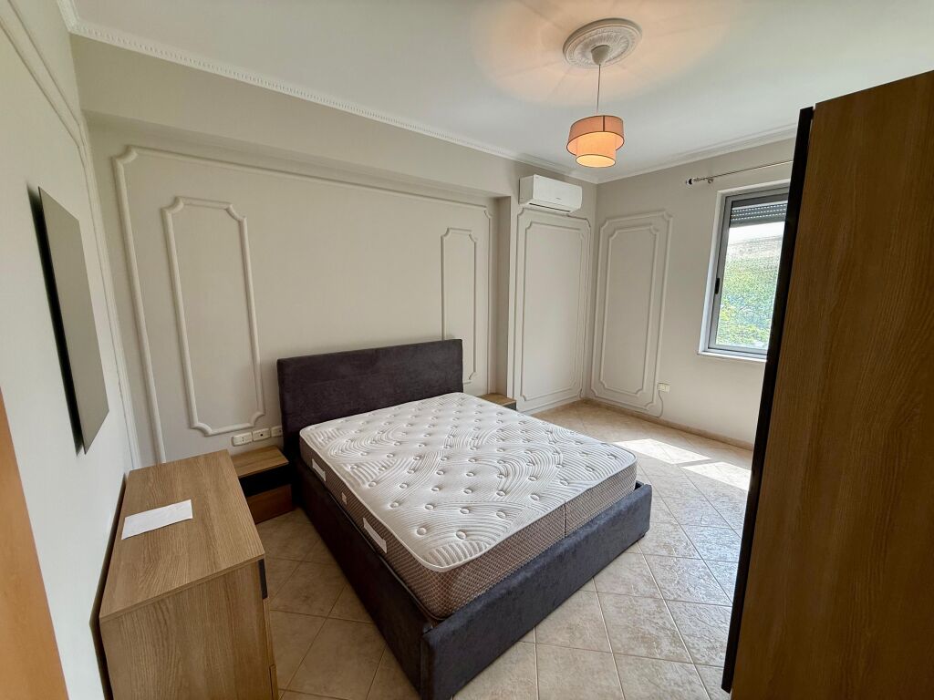 📣 RENT Apartment 2+1+2 With Parking 📍 Opposite Delijorgjit 🛣️ "Kavajes" Street ✨  🏢 New Building (With Elevator) 🪜 3rd Floor 🛋️ Furnished  💶 Price 80,000 Leke/Month