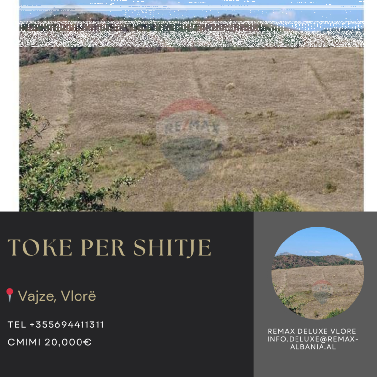 🌿 TERRENO AGRICOLO IN VENDITA – VAJZË, VLORË