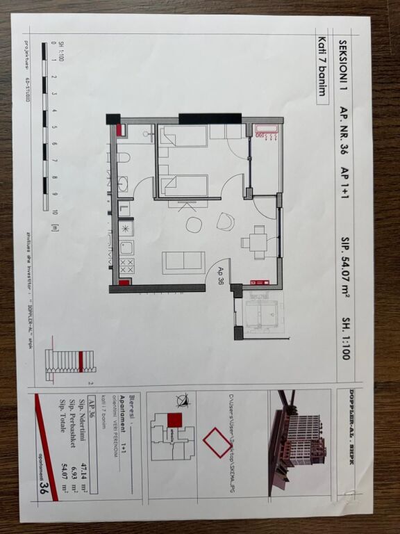 Apartment 1+1 for sale opposite American 3 Henkel