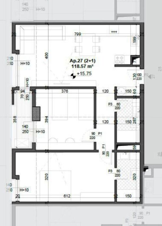🏡 Shitet Apartament 2+1+2 – Meis Garden, Fusha e Aviacionit