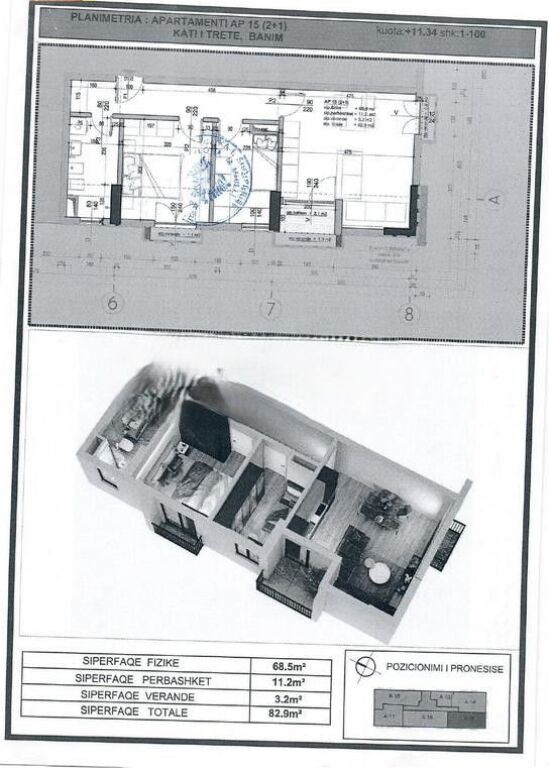 Apartment 2+1 for sale – Modern residence in Institut, Kamëz 77,235 €