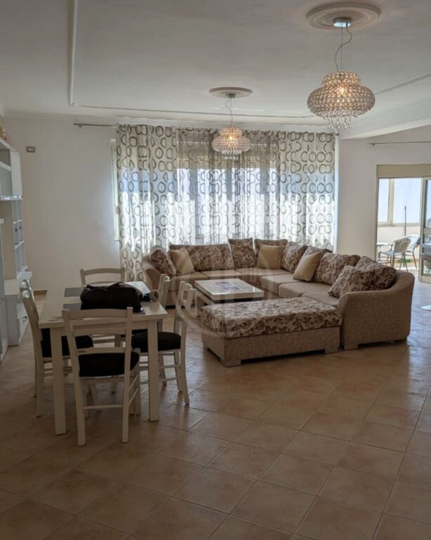 Apartment 3+1+2 with Veranda for Rent near the Stadium, Durres – Newly Renovated and Furnished for Sale.